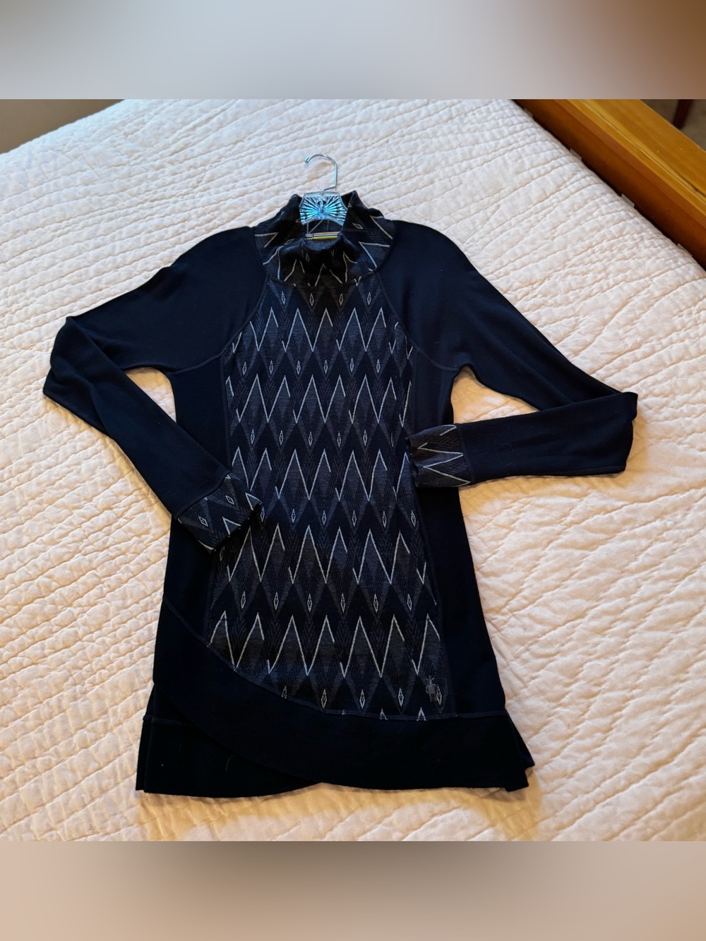 Smartwool Women's Merino Wool Tunic Sweater Dress Pullover Sz M